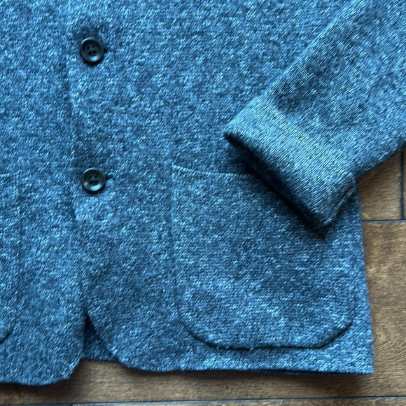 Club Monaco Marled Grey Sweater Blazer Jacket - Picture 5 of 6